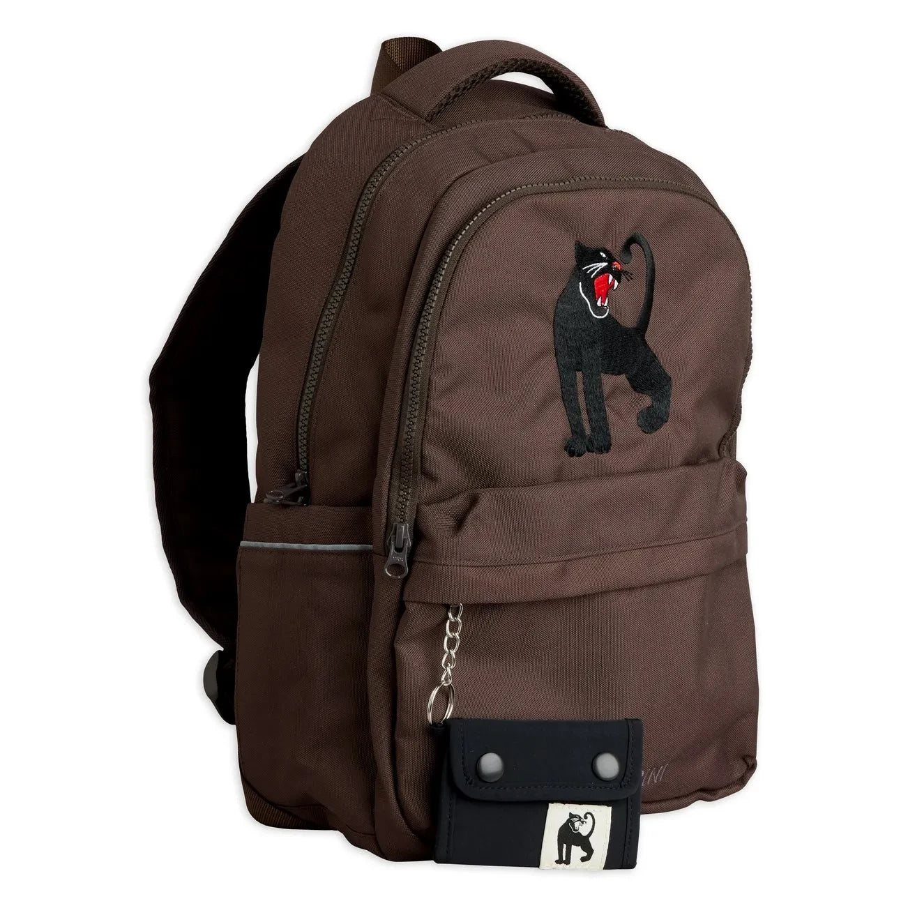 Mini Rodini - Panther Rucksack aus recycelten Fasern | Braun