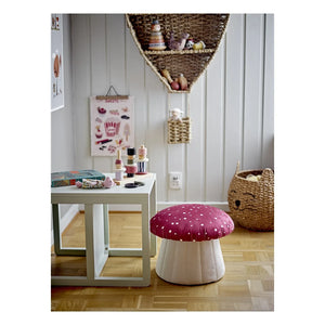 Bloomingville Mini - Lue Mantar Puf | Kırmızı