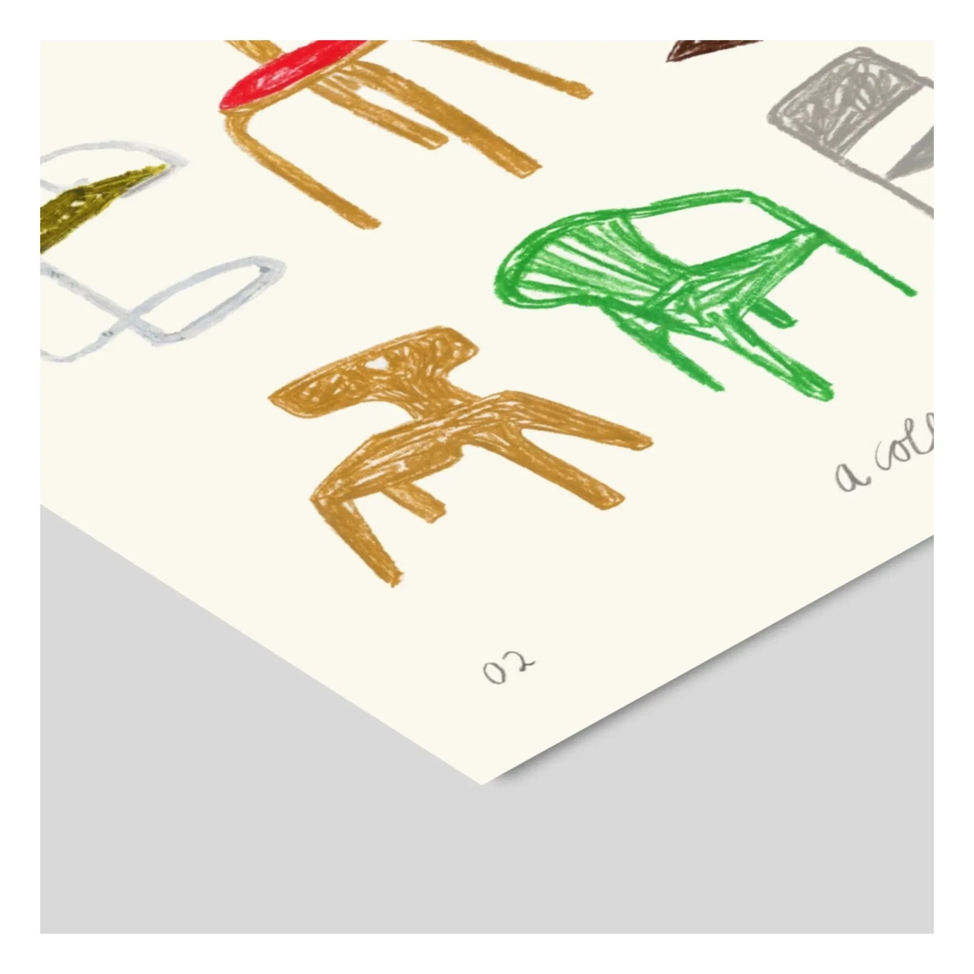 Poster und Rahmen – Poster aus der Stühle-Kollektion