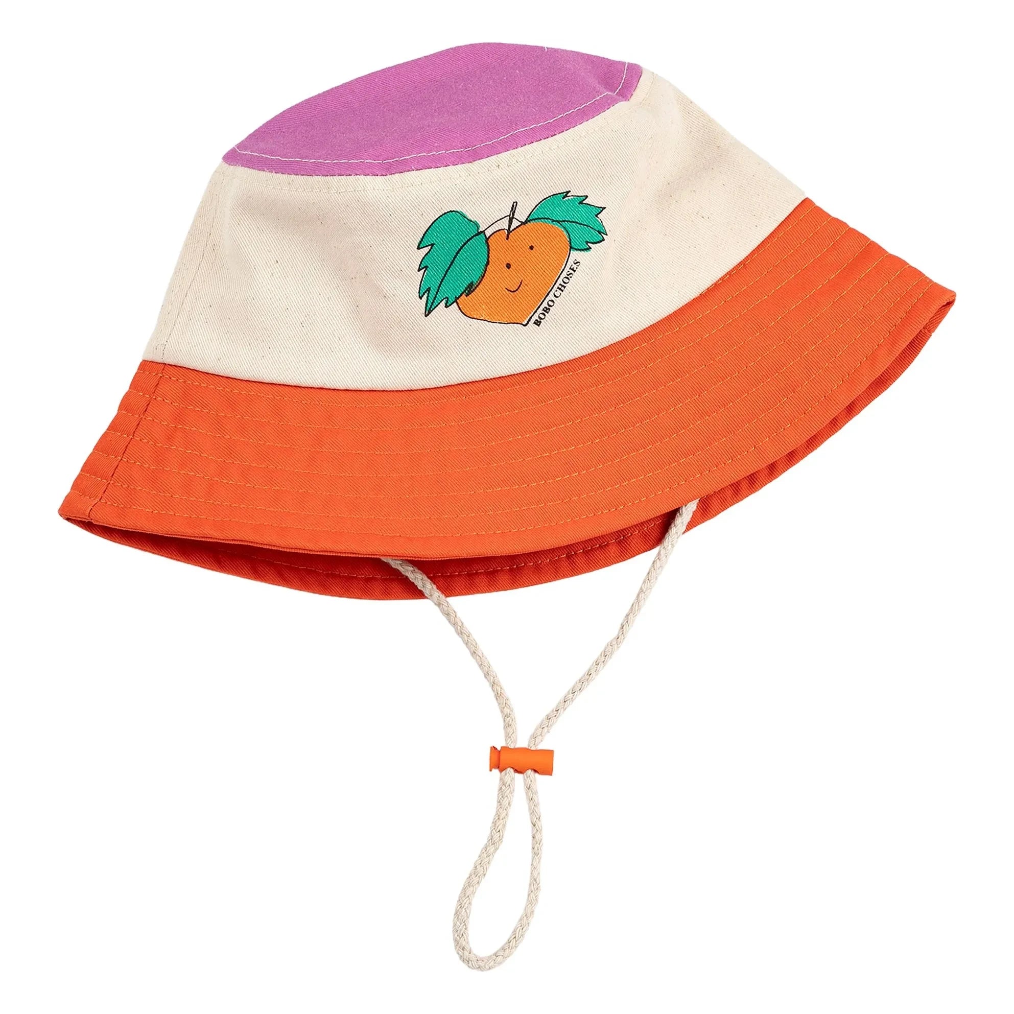 Bobo Choses - Farbblock-Mütze aus recycelter Faser | Orange