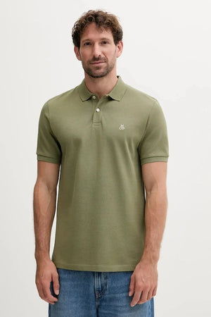 Marc O'Polo T-Shirt mit Kragen aus Baumwolle