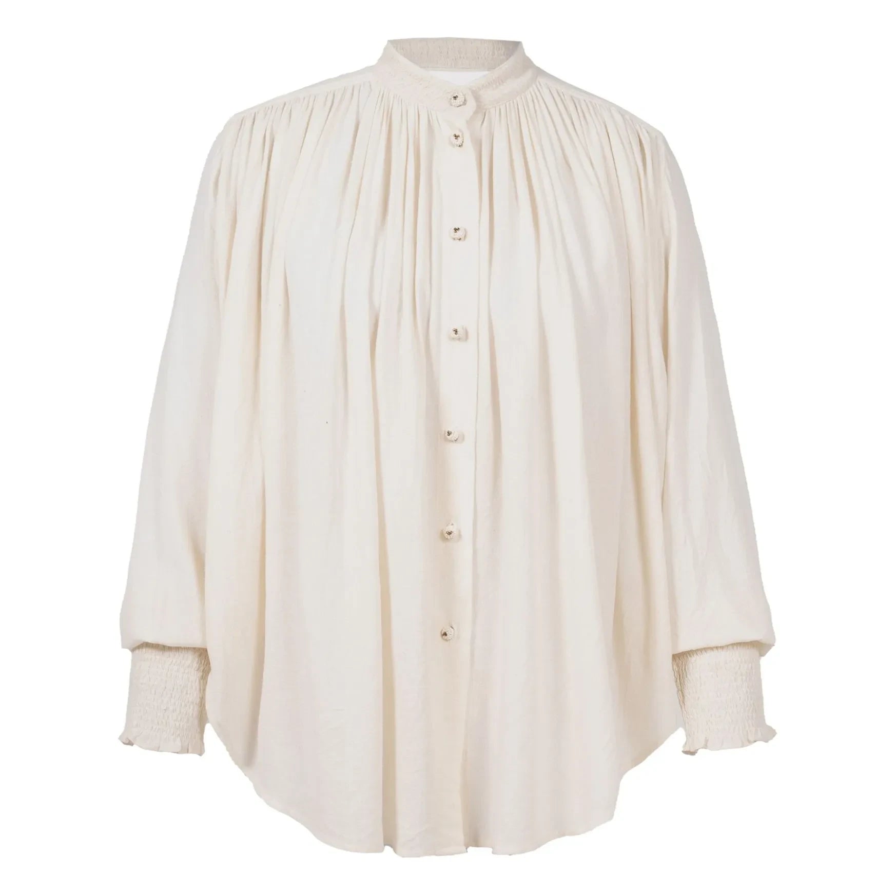 Virginie de Vinster - Santiago Bluse | Weiß