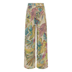 Momoni - Hose mit Aspen-Muster | Blau