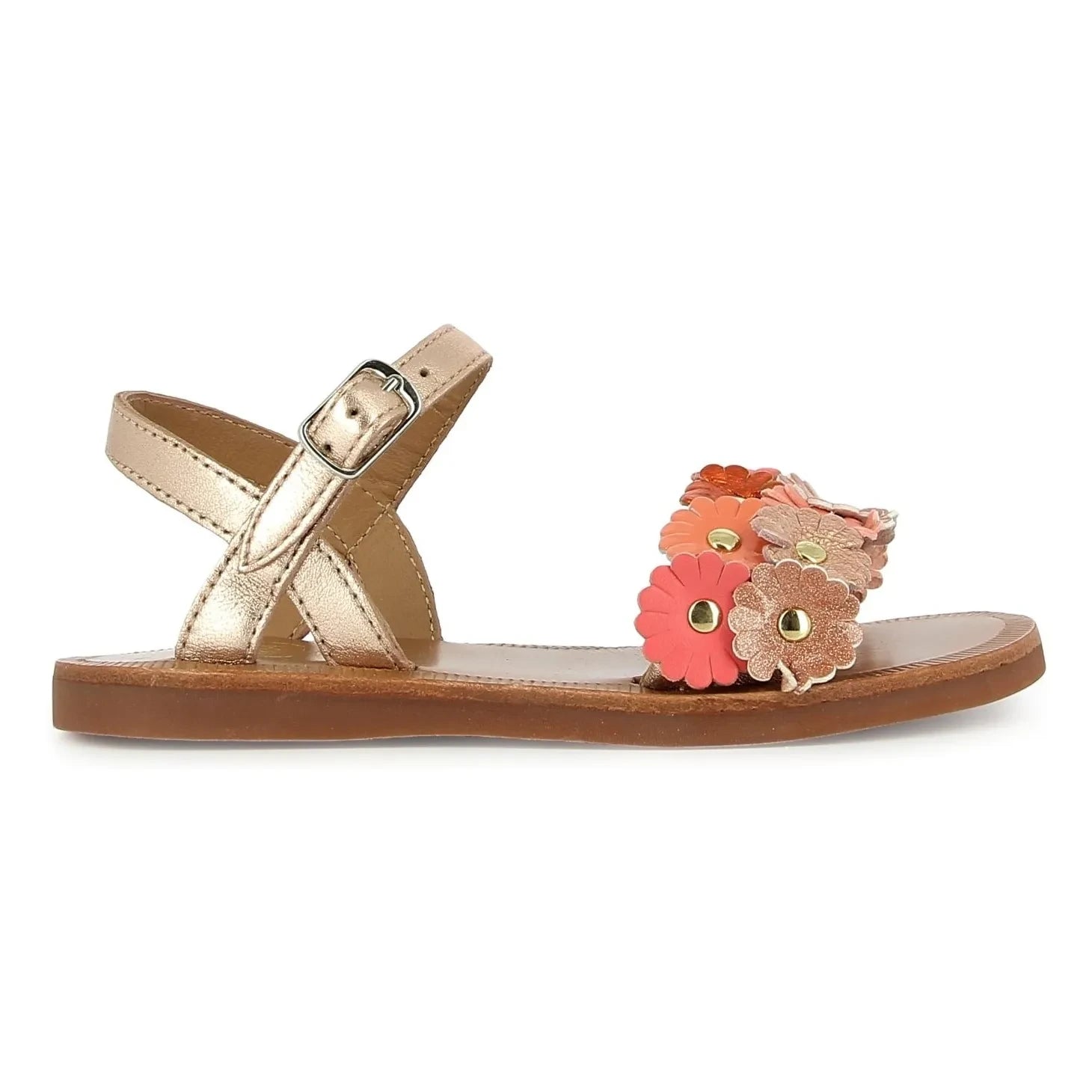 Pom d'Api - Plagette Multi Flo Sandalen | Kupferrot
