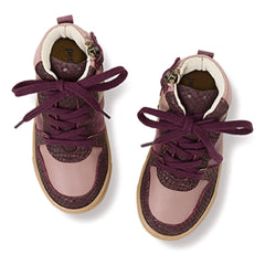 Petit Nord - Berg-Schnürsneaker | Aubergine