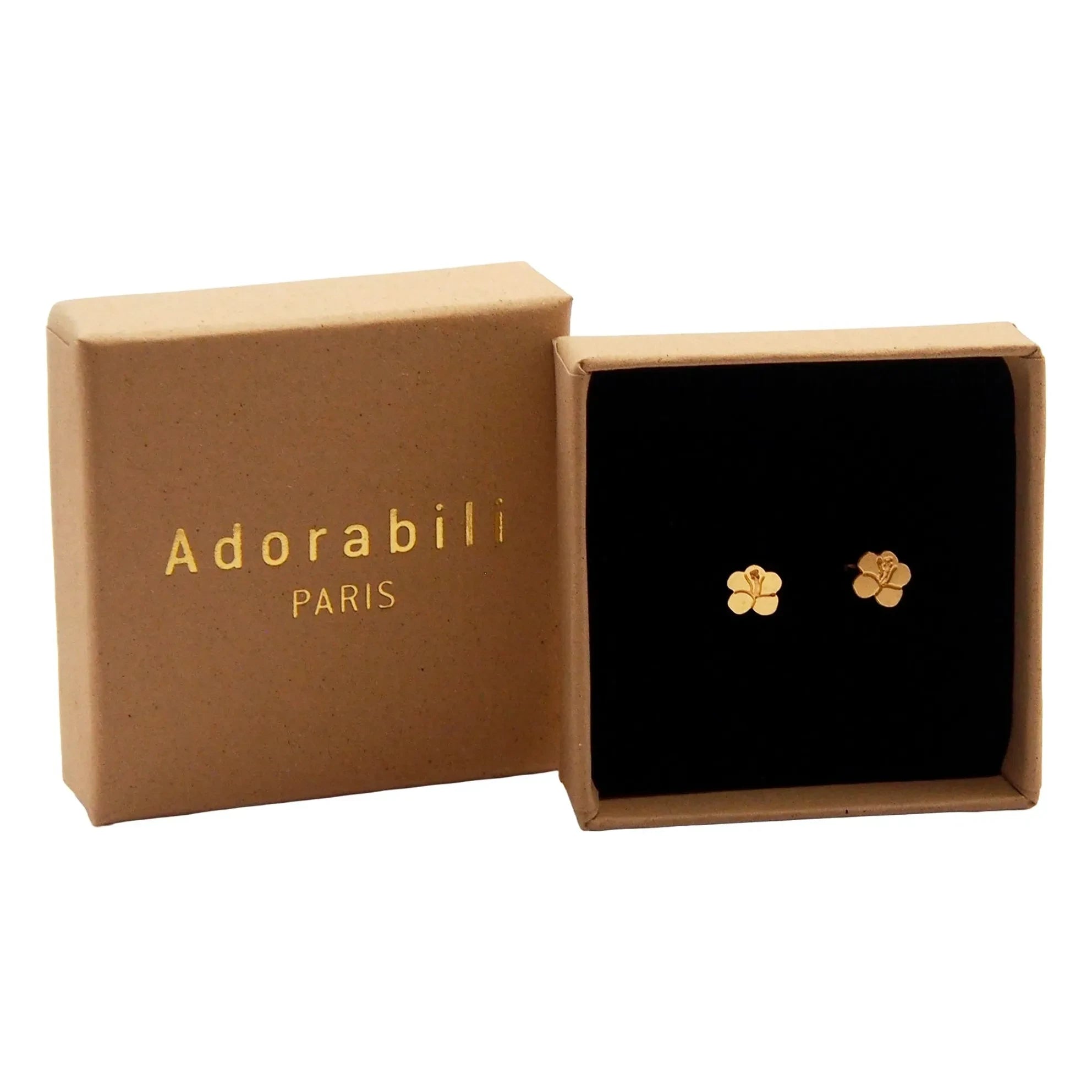 Adorabili - Hibiskus Ohrringe | Gold