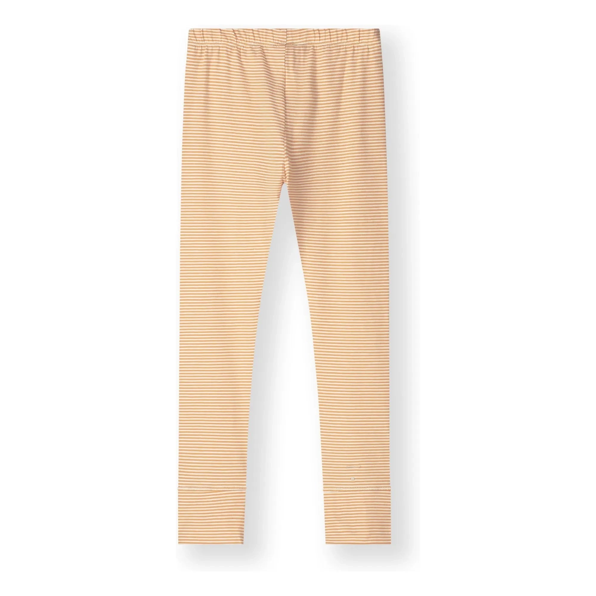 Gray Label - Gestreifte Leggings aus Bio-Baumwolle | Aprikose