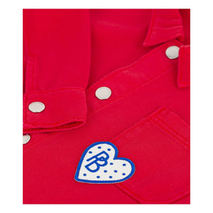 Petit Bateau - Jeans-Arbeitsjacke | Vermillion