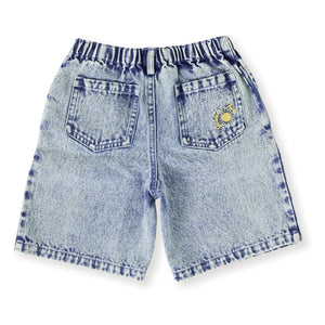 Goldie + Ace - Goldie+Ace x Smallable Exklusiv - Kirby Bermuda Shorts | Blau
