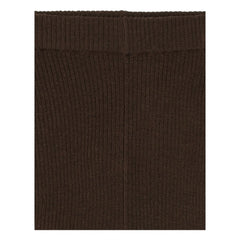 FUB - Leggings aus glatter Merinowolle | Braun