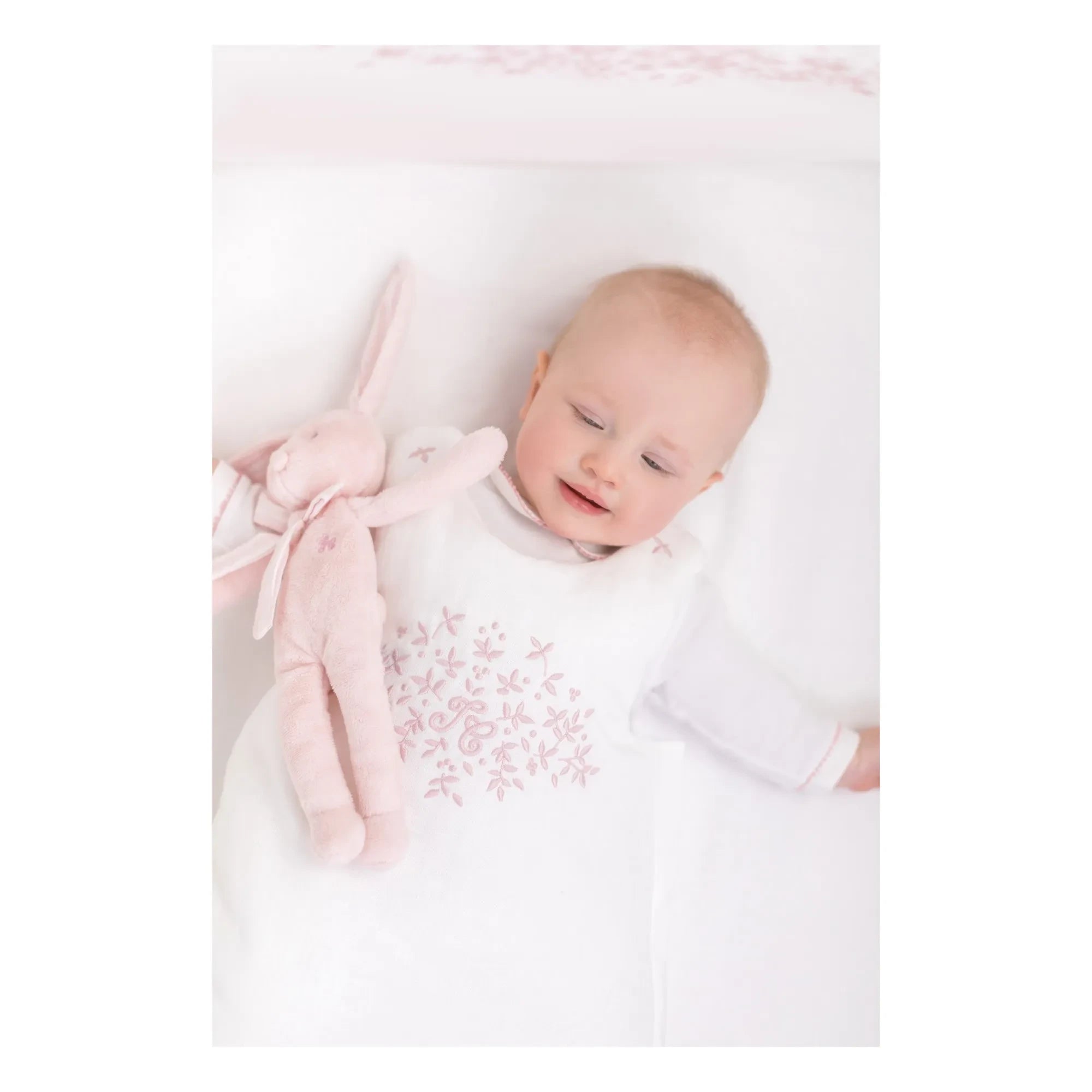 Tartine et Chocolat - Augustin Super Soft Bunny Schnuffeltuch | Hellrosa