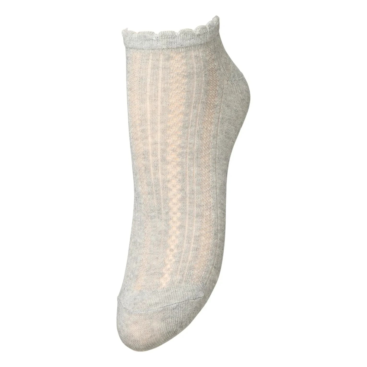 Becksöndergaard - Crochia Baumwollsocken | Grau