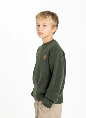 Hundred Pieces - Mika Merinowolle Pullover | Haki