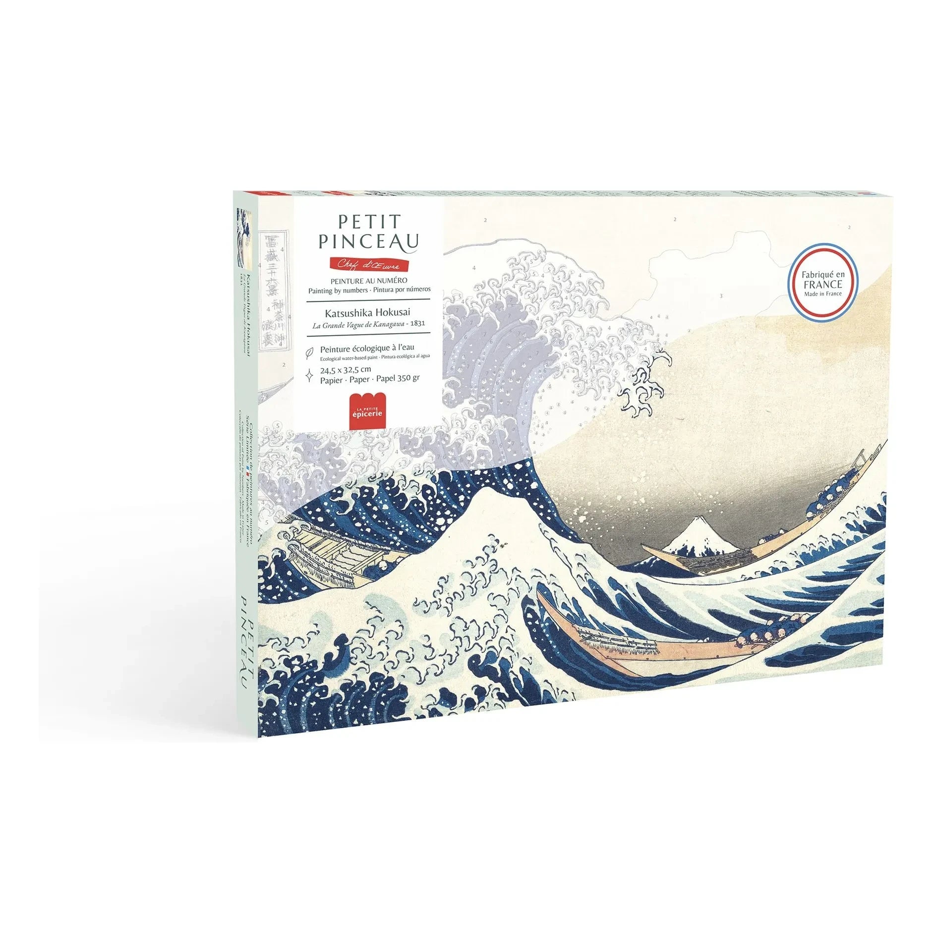 La Petite Épicerie - Malen nach Zahlen Set - Die große Welle von Kanagawa