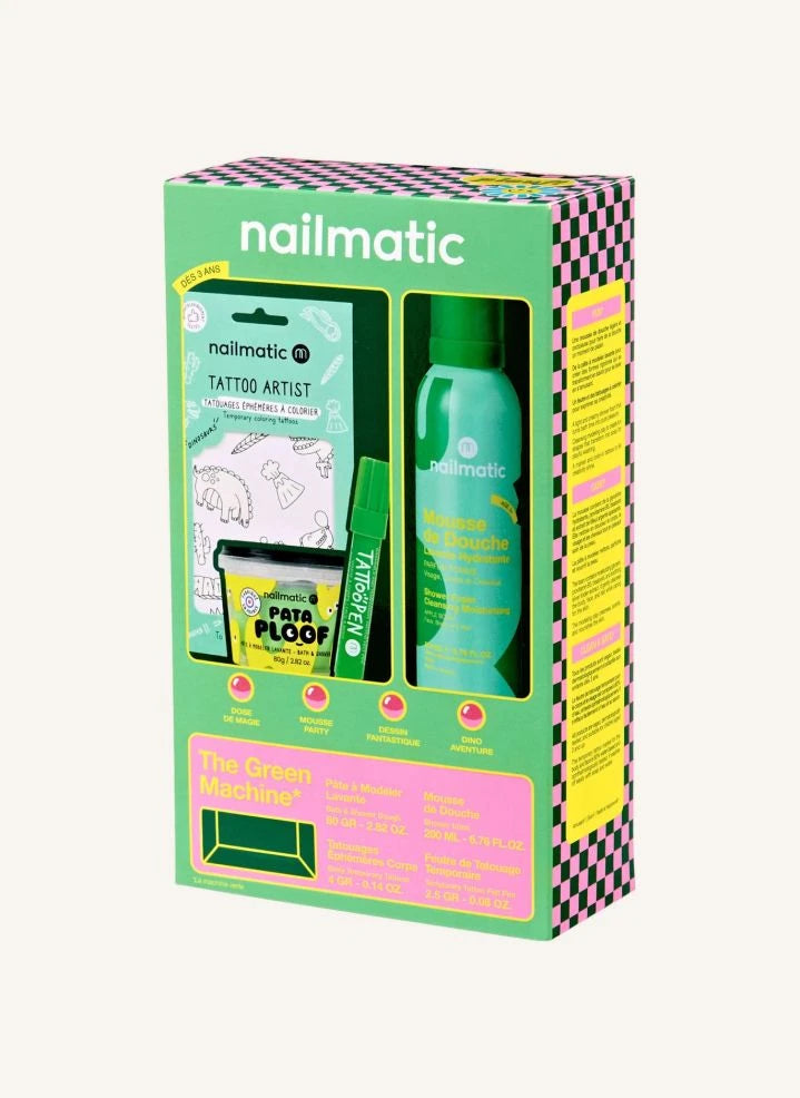 Nailmatic Kids - Grünes Maschinen Geschenkset | Grün