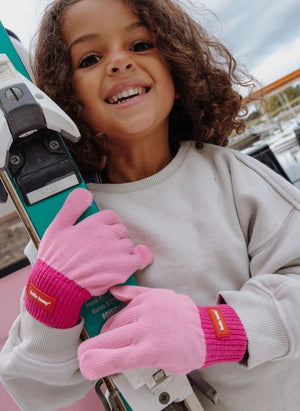 Hello Hossy - Nützliche Organische Baumwollhandschuhe | Rosa
