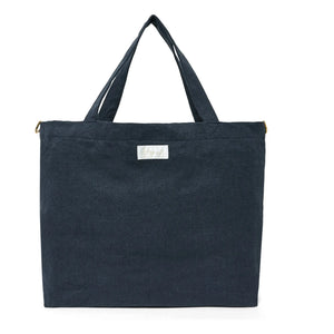 Adorna – Leinen-Einkaufstasche | Marineblau