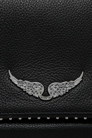 ZADIG&VOLTAIRE ROCK GRAINED LEATHER STUDS Deri Çanta