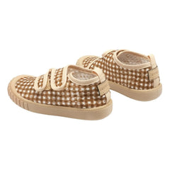 Grech & Co - Scratch Play Vichy Geri Dönüştürülmüş Fiber Sneakers | Hardal