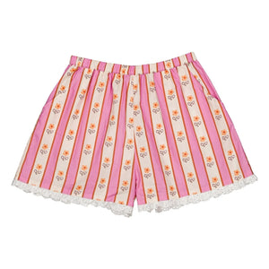 Hallo Simone – Dina Gestreifte Shorts | Pink