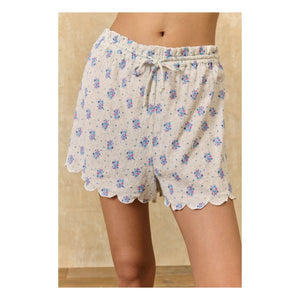 Louise Misha - Minala Pyjama aus Bio-Baumwolle | Creme