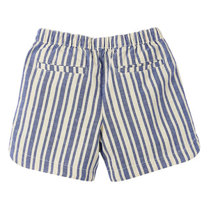 Fabula - Gestreifte Bermuda-Shorts | Hellblau