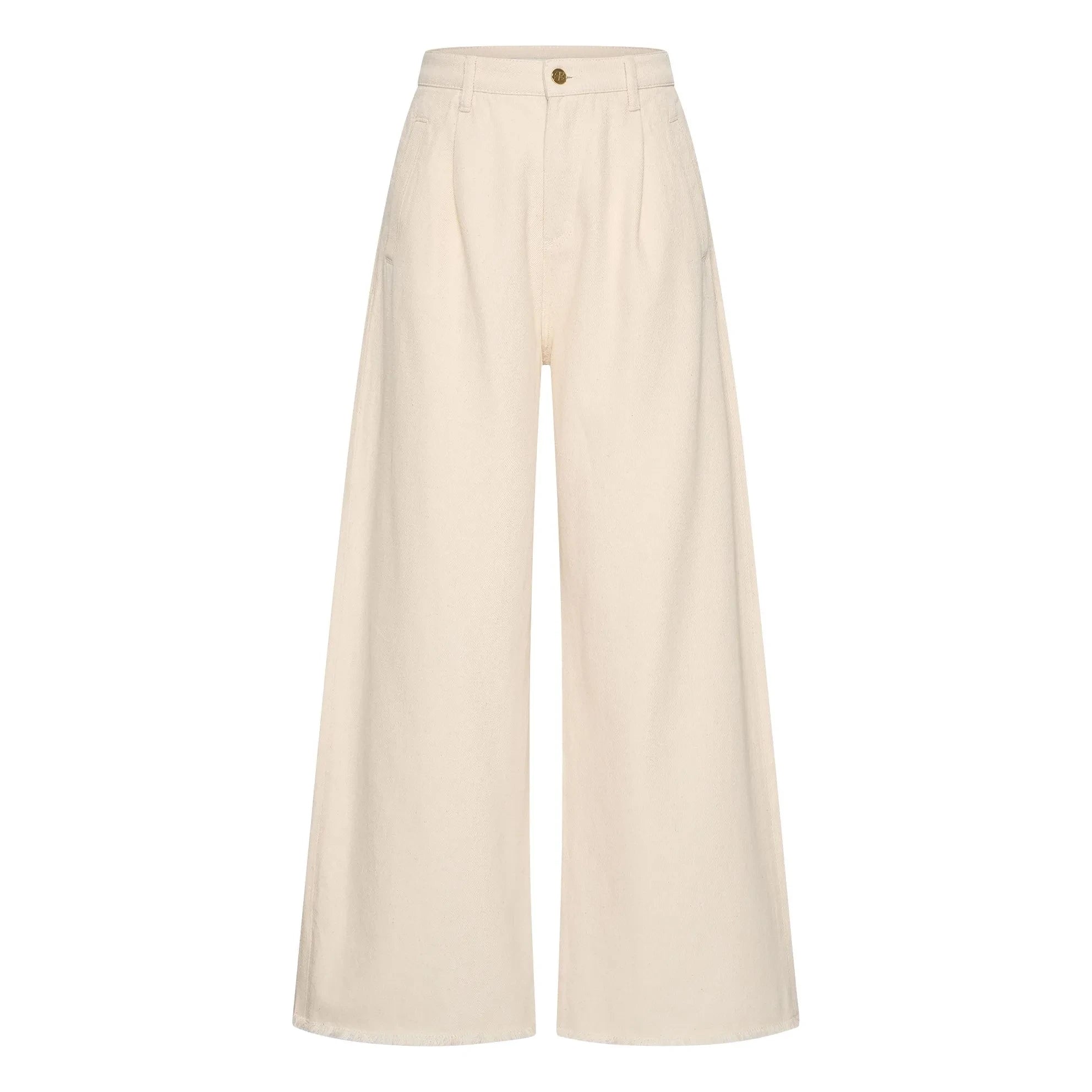 By Bar - Lux Grain Bio-Baumwolljeans | Gebrochenes Weiß