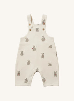 Studio Bohème - Homer Rabbits Organische Baumwoll-Latzhose | Ecru
