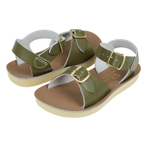 Salt-Water - Surfer Wasserfeste Ledersandale | Khaki