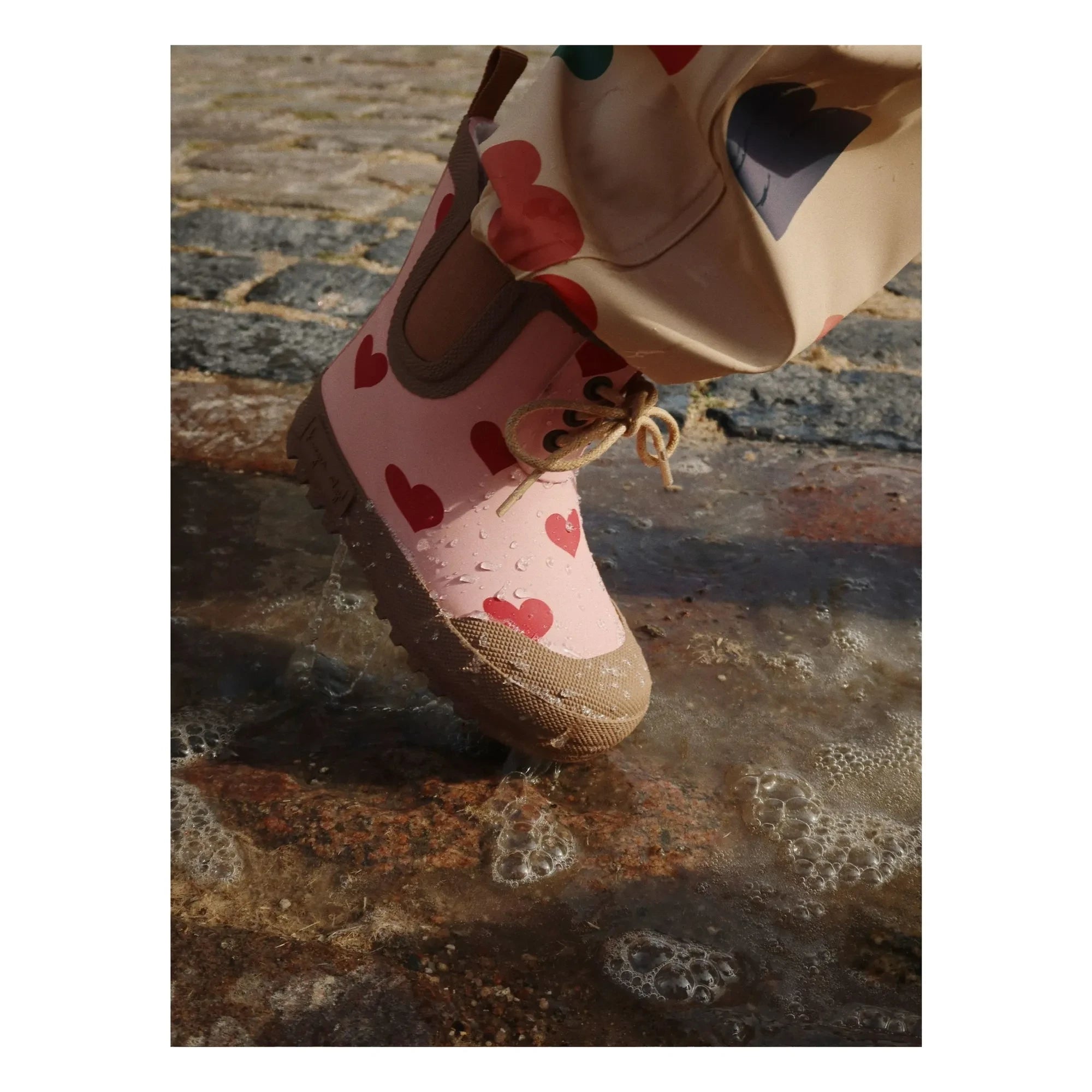 Konges Sløjd - Thermo Hearts Gummistiefel | Rosa