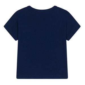 Petit Bateau - Marmiton Jersey Flamed T-Shirt | Marineblau
