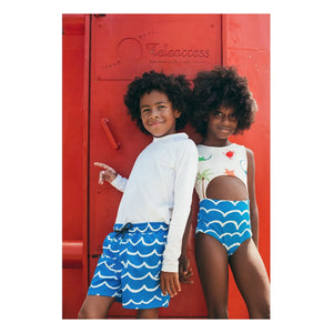 Pepita & Me - Wave Badeshorts | Blau