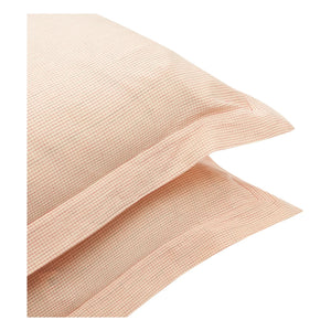 Scarlette Ateliers – Grace handgewebtes Baumwollkissenbezug-Set – 2-teilig | Rot
