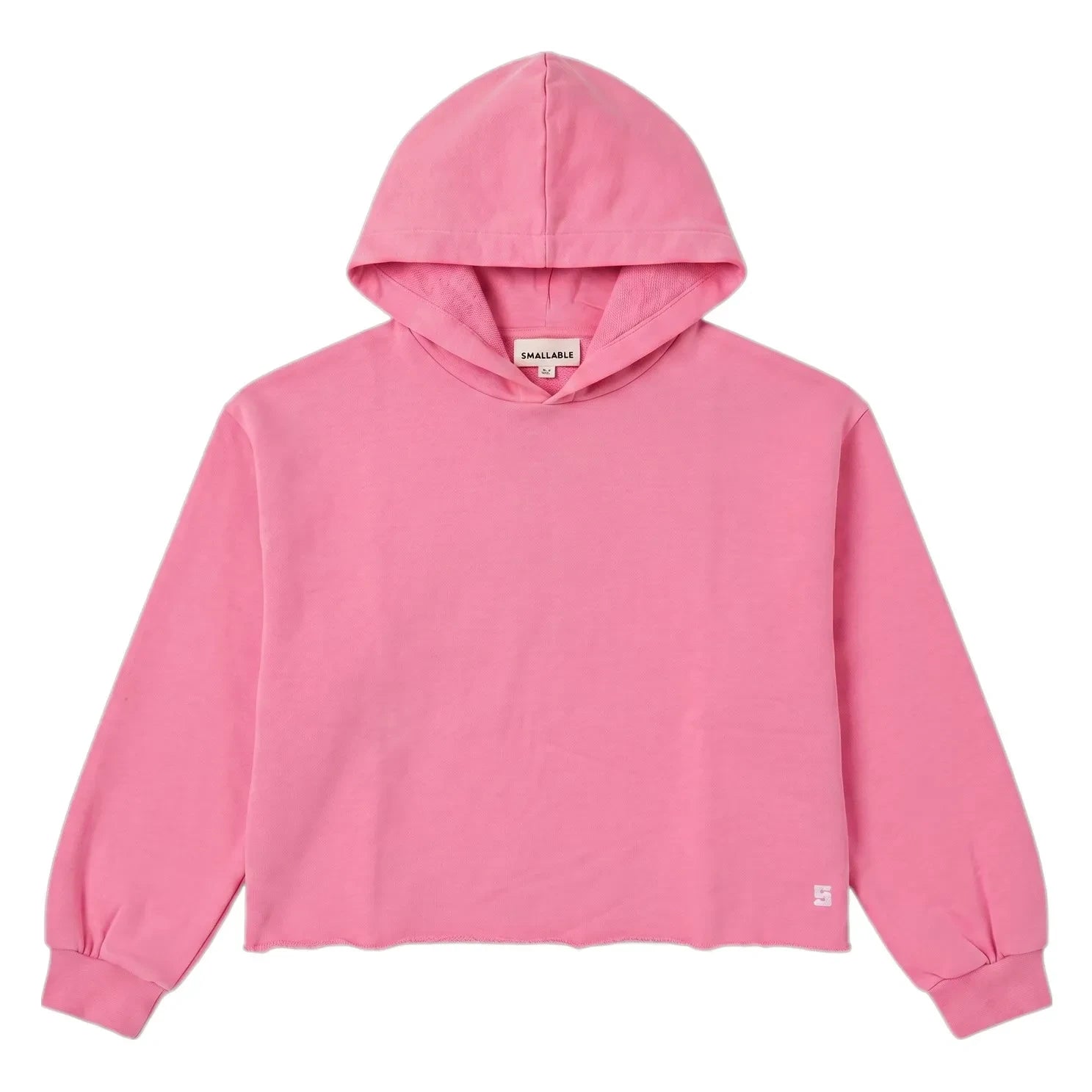 Smallable Kid - Sweatshirt aus Bio-Baumwolle in Blütenfarbe | Bonbonrosa