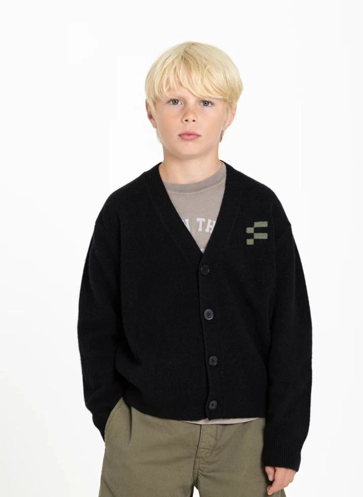 Finger in der Nase - Robin Merino Wolljacke | Schwarz