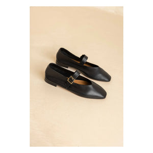 Bobbies - Babet Ouna Leder | Schwarz