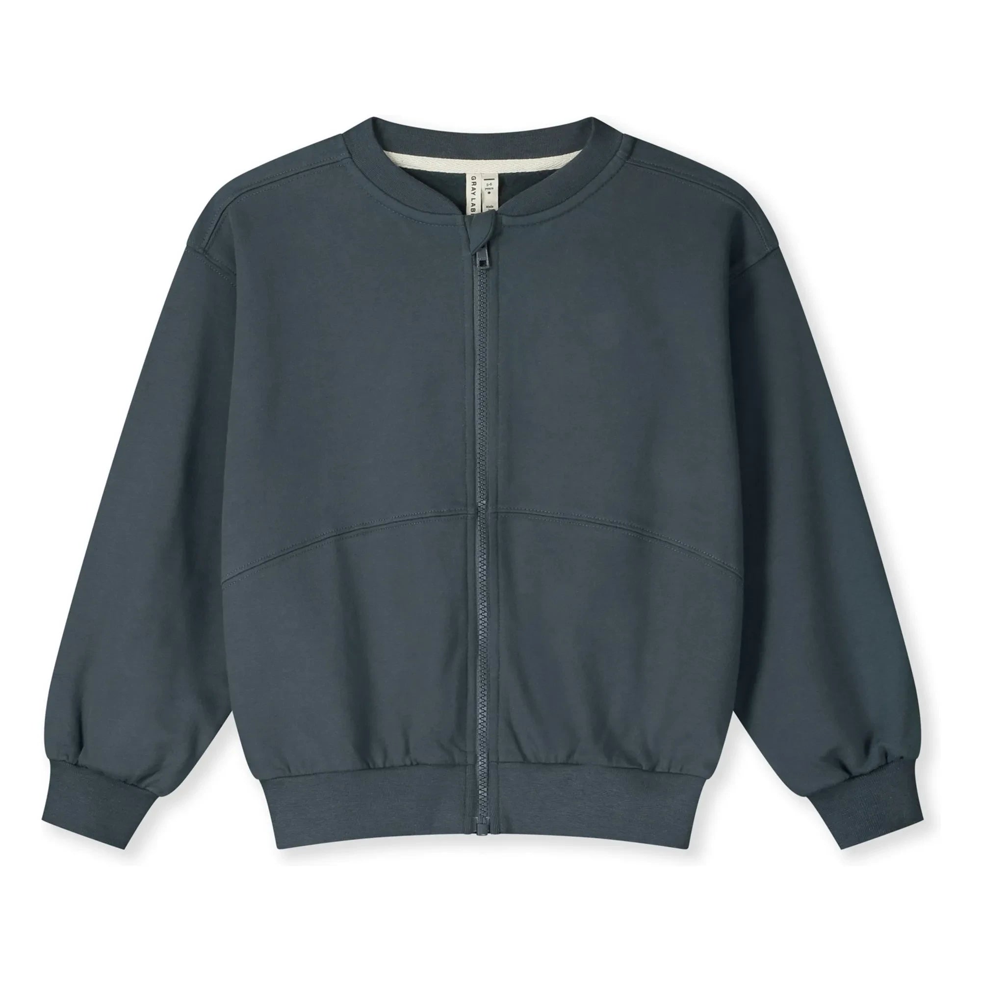Gray Label - Bio-Baumwoll-Bomberjacke | Graublau