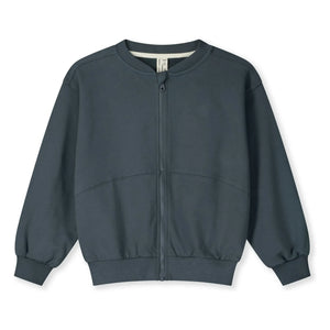 Gray Label - Bio-Baumwoll-Bomberjacke | Graublau