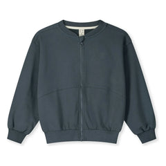 Gray Label - Bio-Baumwoll-Bomberjacke | Graublau