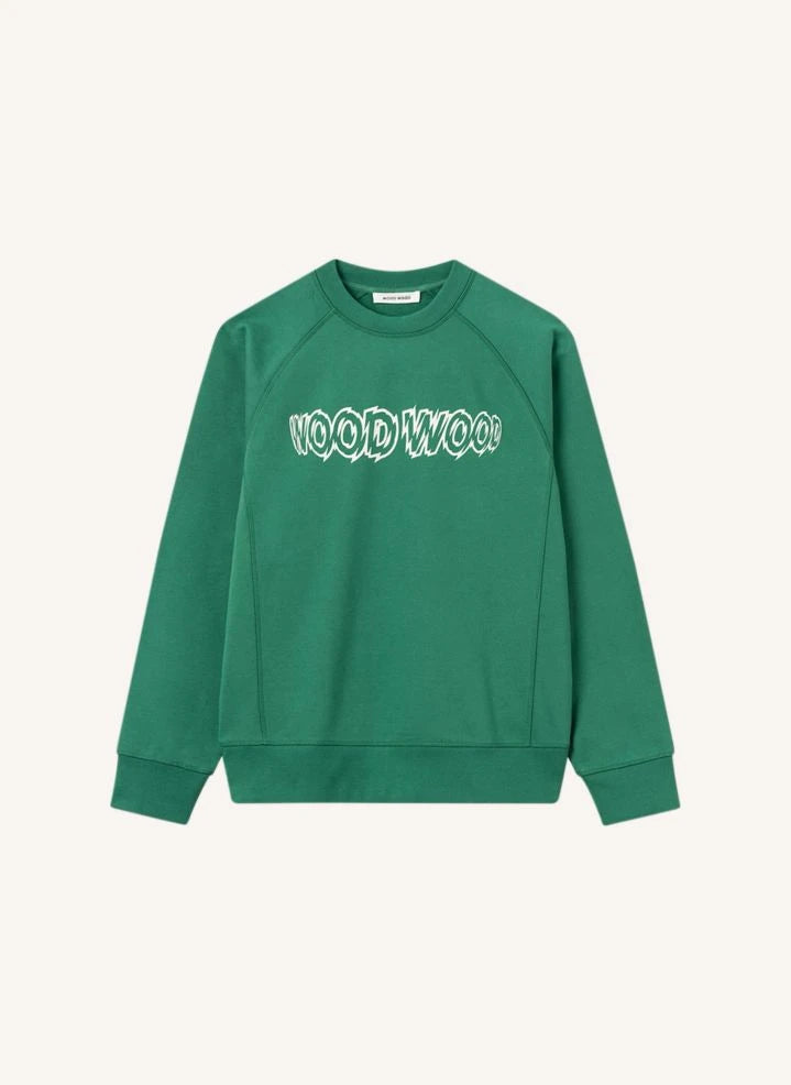 Wood Wood - Hester Organic Baumwoll-Sweatshirt | Dunkelgrün