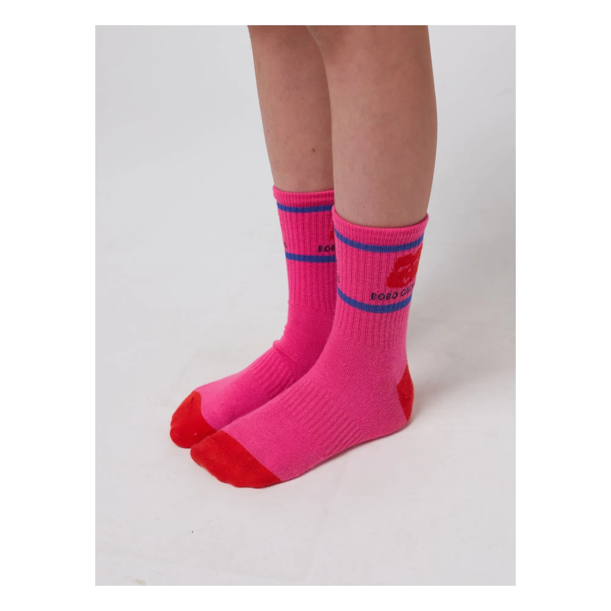 Bobo Choses - Bio-Baumwoll-Herz-Socken | Fuchsia