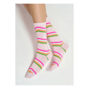 Essentiel Antwerp - Joyz Gestreifte Socken | Rosa