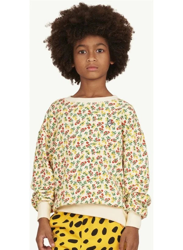 The Animals Observatory - Blümchen Sweatshirt | Ecru