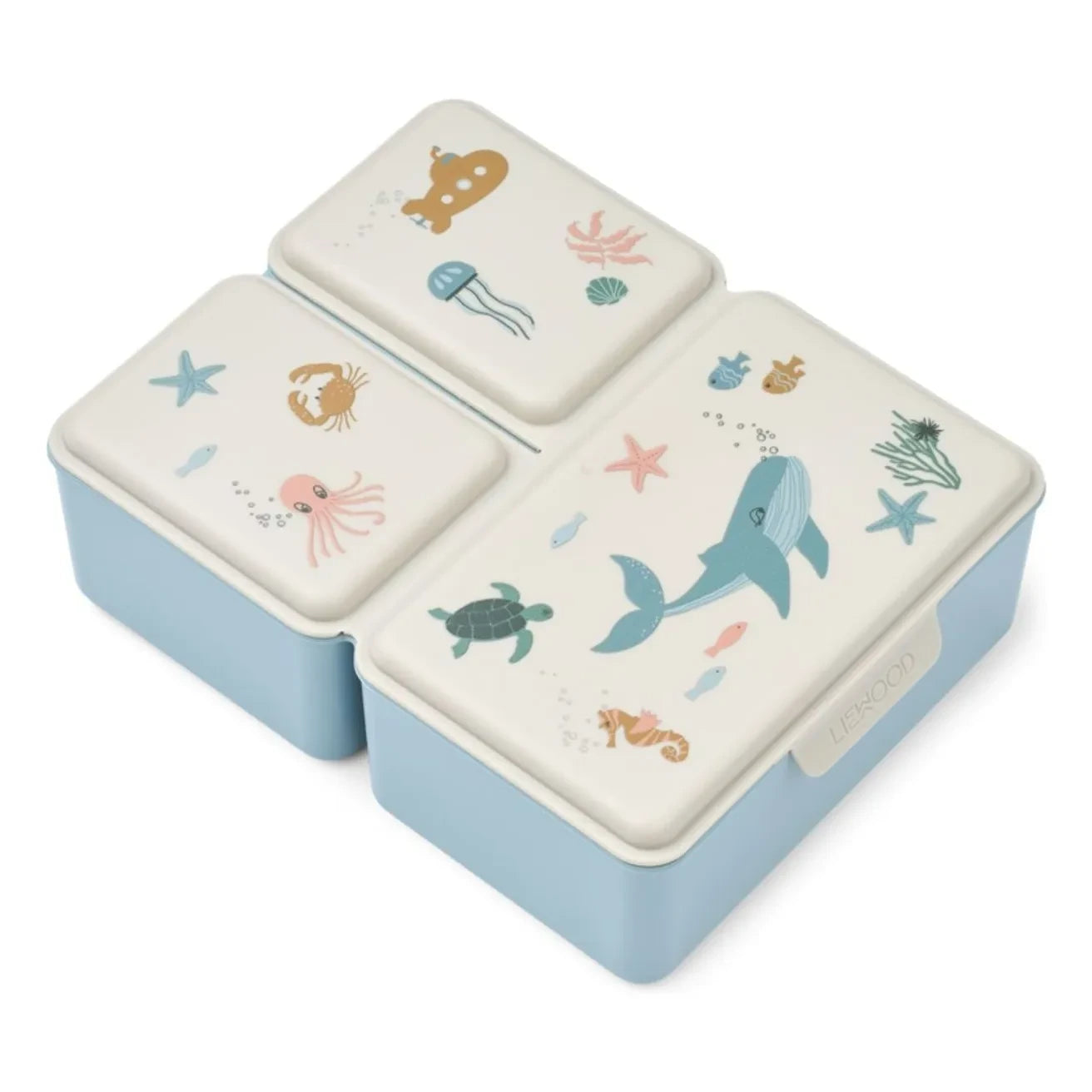 Liewood - Driss Lunchbox | Meerestiere/Sandfarben