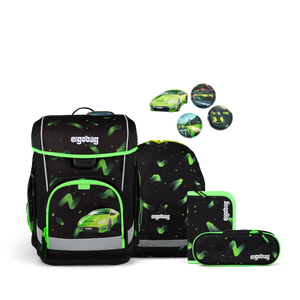 Ergobag - Schulranzen Set cubo Beary Fast Lane