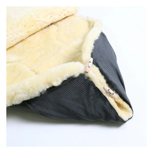 Kaiser - Filius Lammfell Universal Fußsack | Schwarz