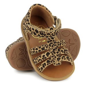 Pom d'Api - Poppy Leo-Sandalen mit Riemen | Braun