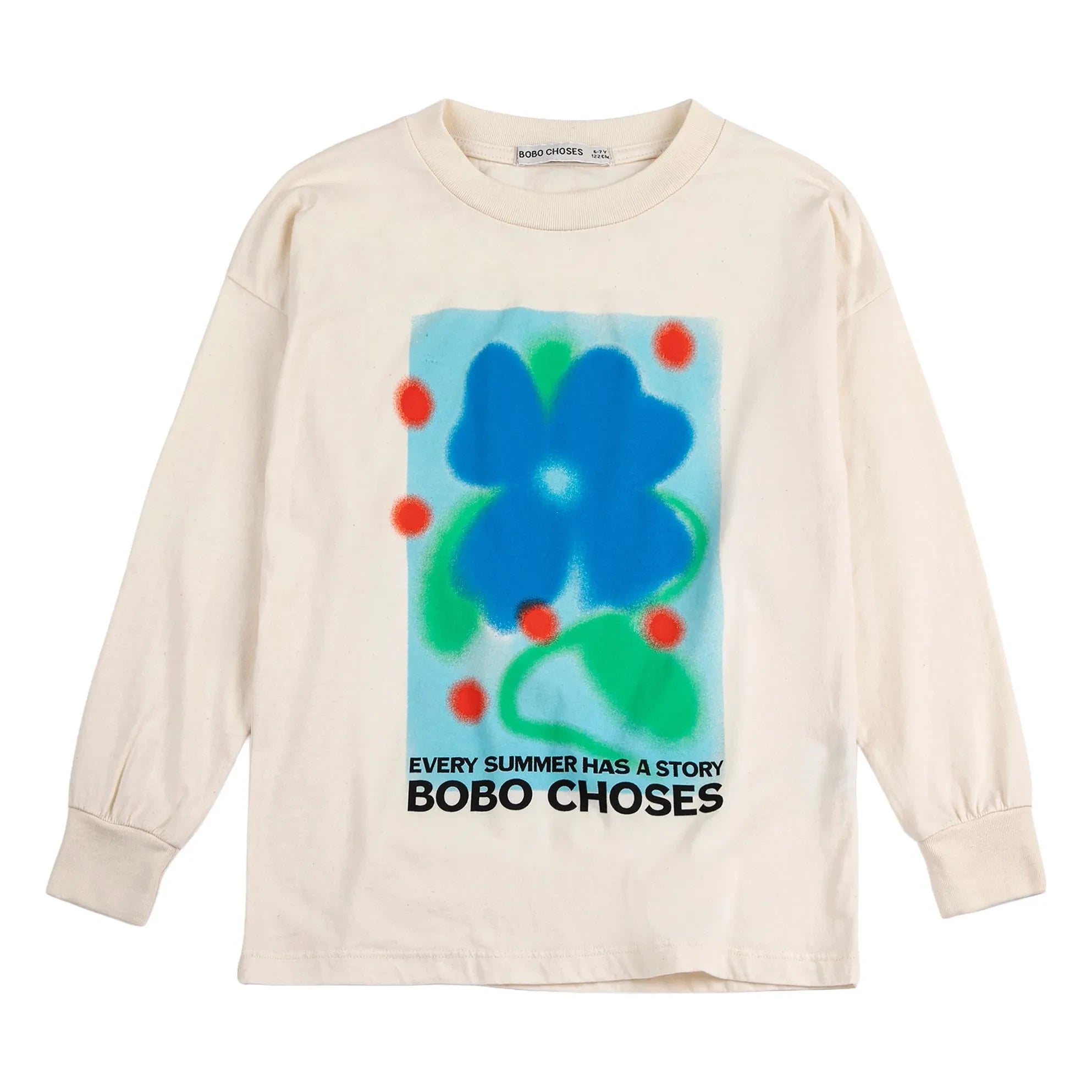Bobo Choses - Summer Story T-Shirt aus Bio-Baumwolle | Ecru