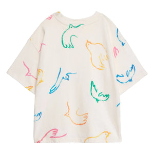 True Artist - T-Shirt Birds Bio-Baumwolle | Ecru