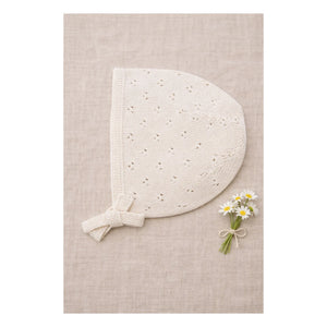 Lililotte - Béguin Pointelle Clovis Bio-Baumwolle | Ecru